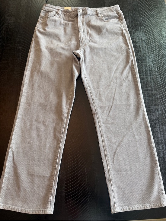 ROLLA'S Pants - ROLLA'S Original High Rise Straight Corduroy Gray Women Pants Size 33 NWT